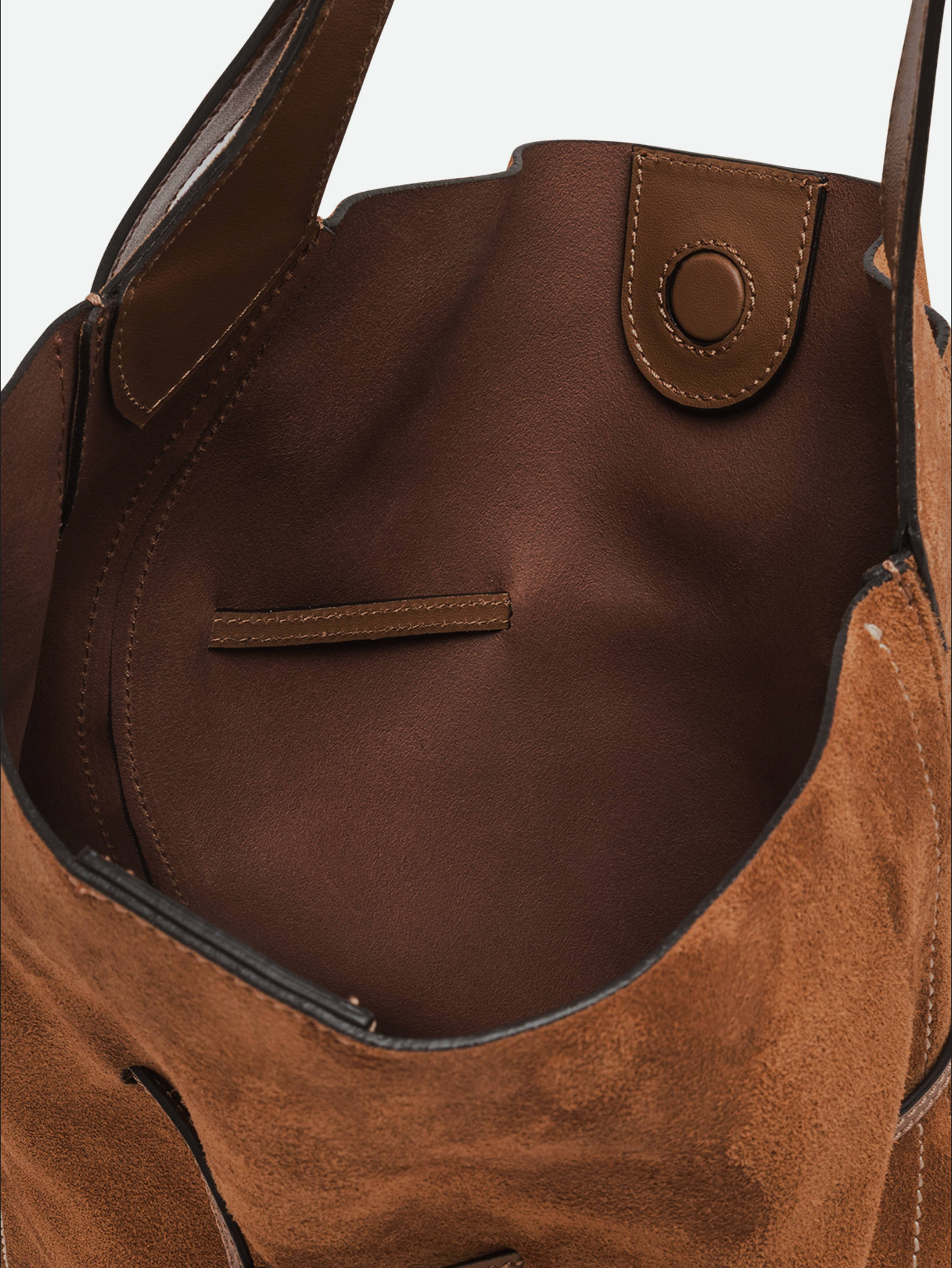 Gianni Chiarini Sienna Suede Tote Bag in Cognac - Big Bag NY