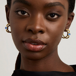 Dean Davidson Dean Davidson Bowery Gemstone Hoop Earrings - Big Bag NY