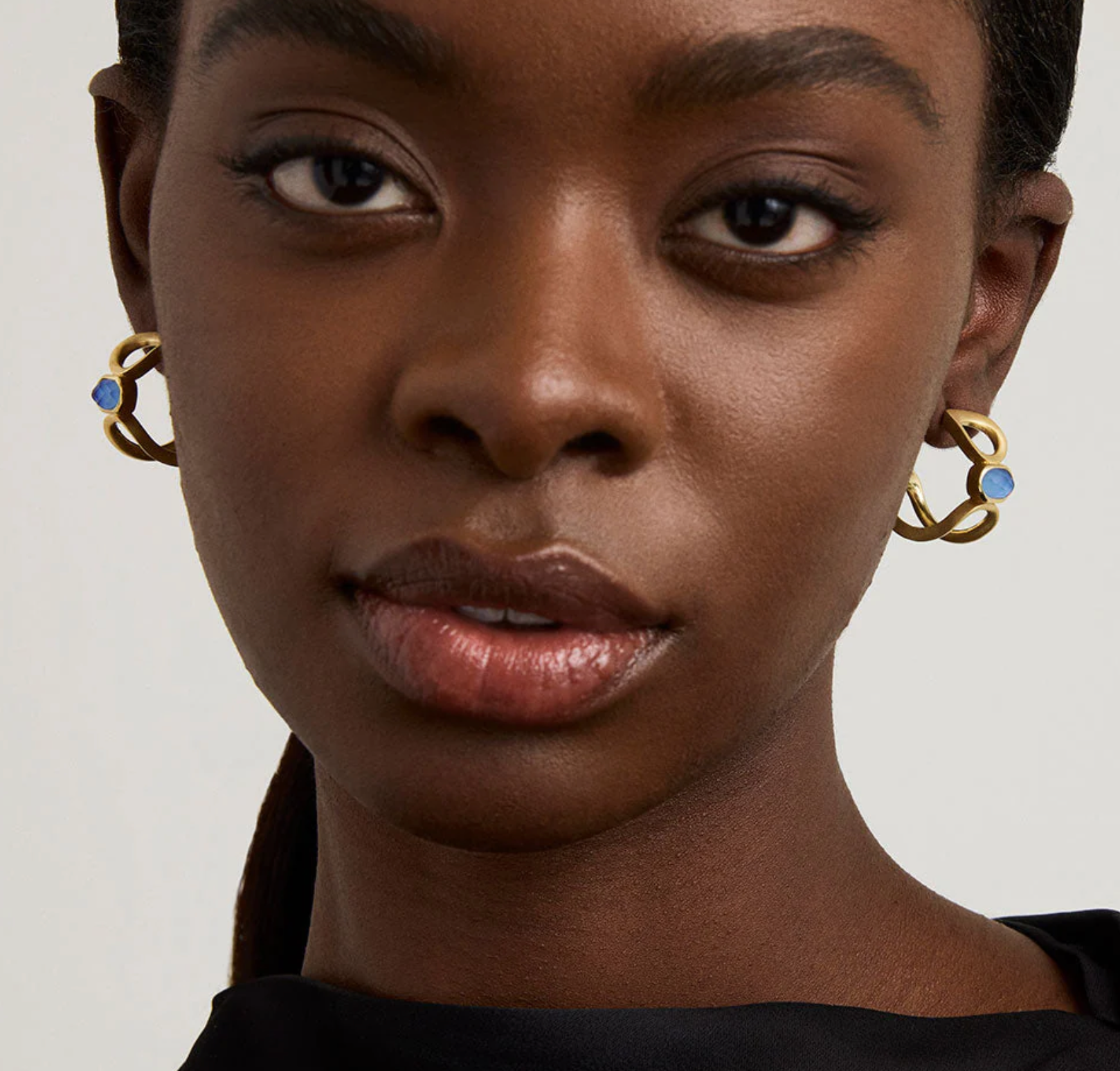 Dean Davidson Dean Davidson Bowery Gemstone Hoop Earrings - Big Bag NY