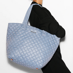 MZ Wallace Medium Metro Tote Deluxe Stone Blue - Big Bag NY