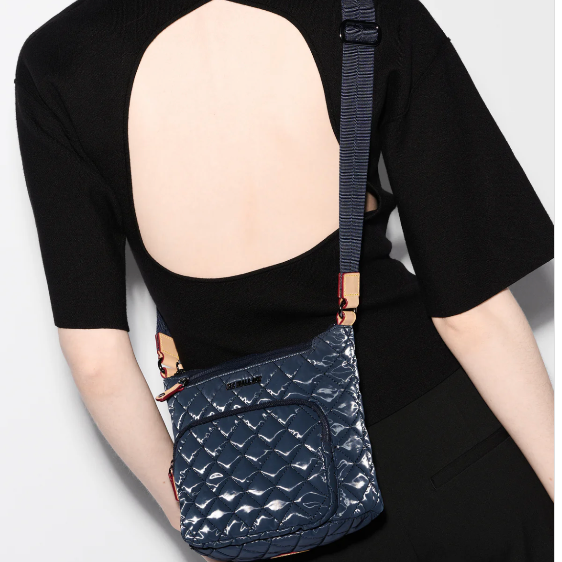 Metro Scout Deluxe Crossbody in Ink Liquid - Big Bag NY