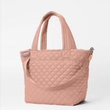 MZ Wallace Medium Metro Tote Deluxe Dusty Rose - Big Bag NY