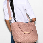 MZ Wallace Medium Metro Tote Deluxe Dusty Rose - Big Bag NY