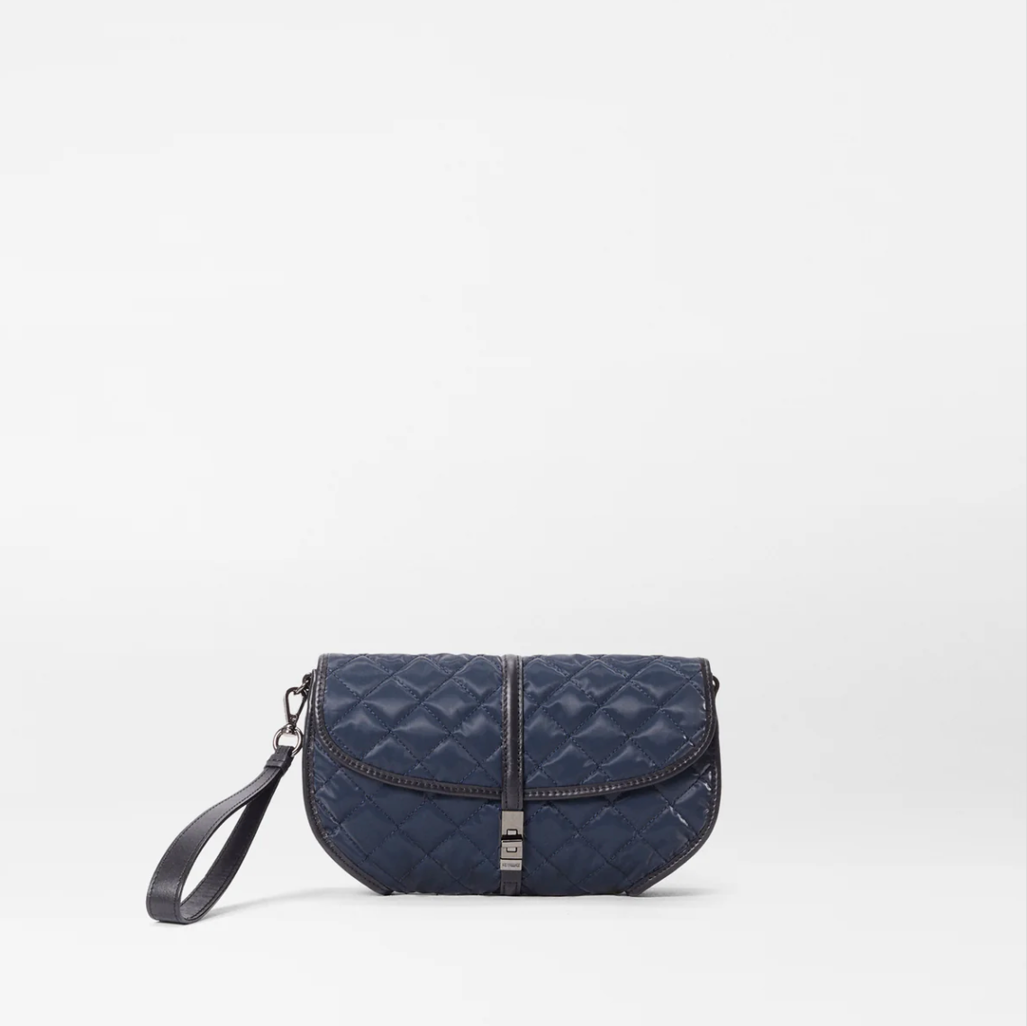 MZ WALLACE Astor Small Convertible Clutch Ink Liquid - Big Bag NY 