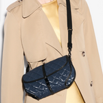 MZ WALLACE Astor Small Convertible Clutch Ink Liquid - Big Bag NY 
