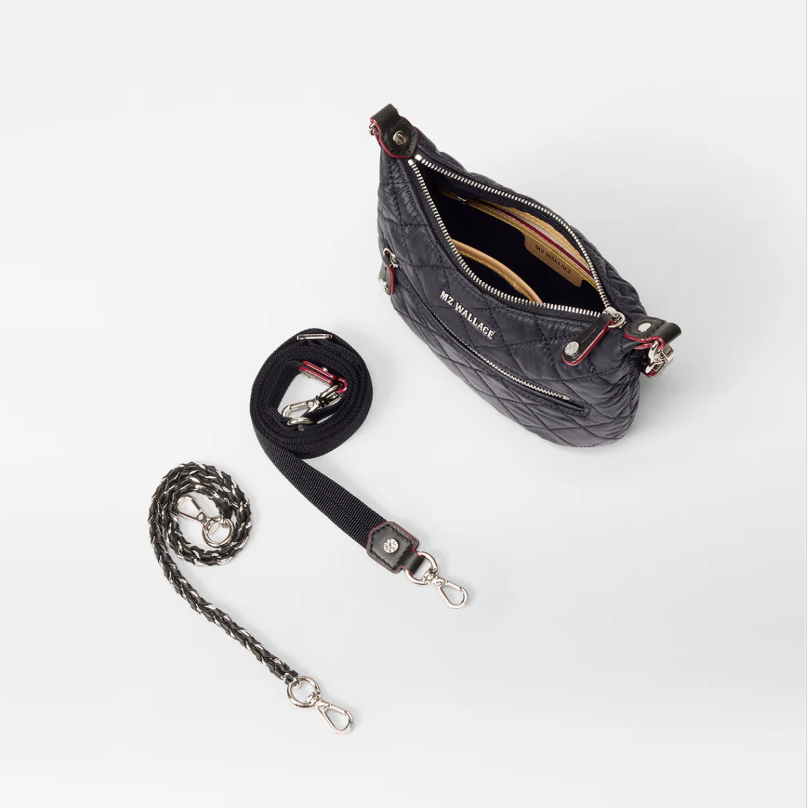 MZ WALLACE Mini Crosby Sienna Shoulder Bag - Big Bag NY