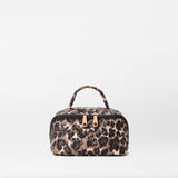 MZ WALLACE Metro Accordion Cosmetic Case Leopard - Big Bag NY