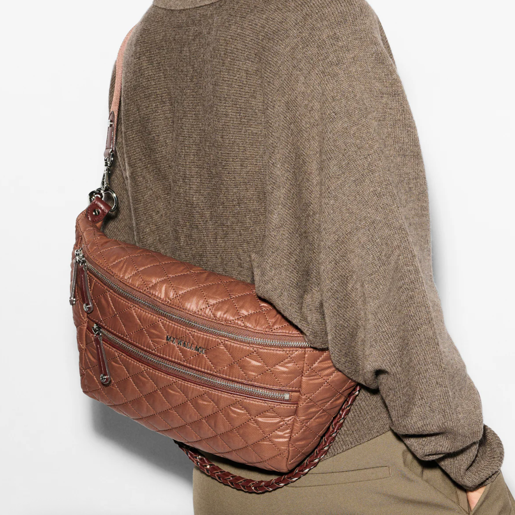 MZ Wallace Crosby Crossbody Sling- Big Bag NY