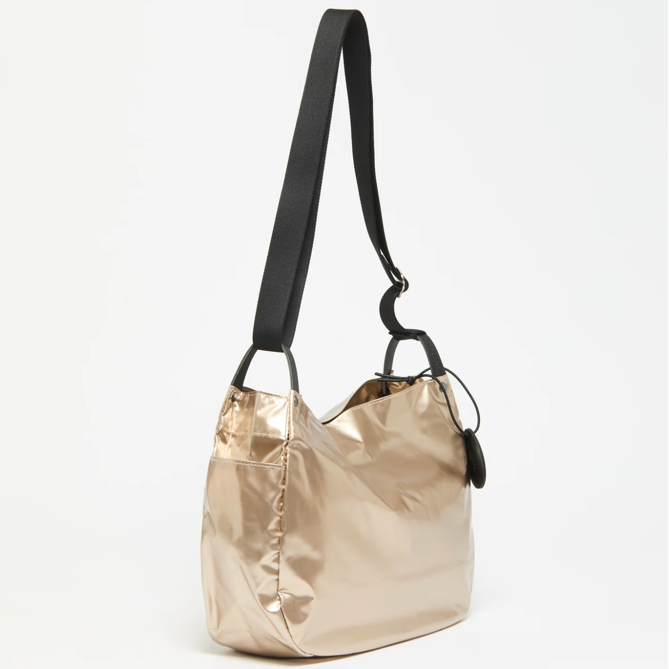 Jack Gomme Original Light MAEL Crossbody Hobo Bag in Nacre - Big Bag NY