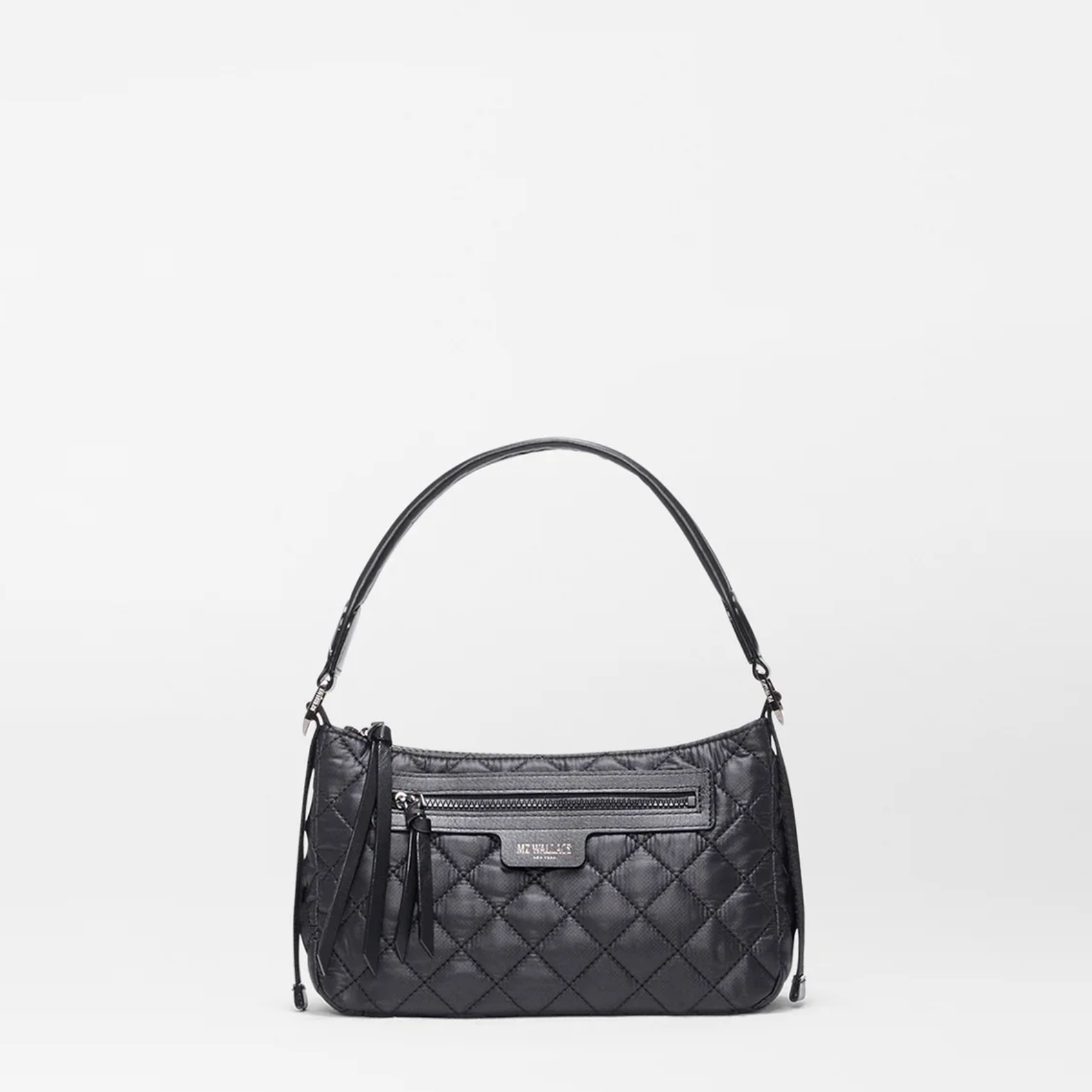 MZ WALLACE Small Park Shoulder Bag in Black - Big Bag NY