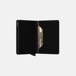 Secrid Slim Wallet in Matte Leather Black - Big Bag NY
