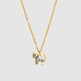 Shana Gulati Black Cat Pendant Necklace - Big Bag NY