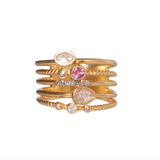Shana Gulati Roseus Gold Vermeil Stack Ring - Big Bag NY