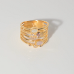 Shana Gulati Roseus Gold Vermeil Stack Ring - Big Bag NY 1
