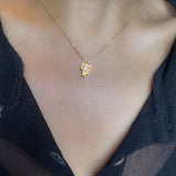 Shana Gulati White Cat Pendant Necklace