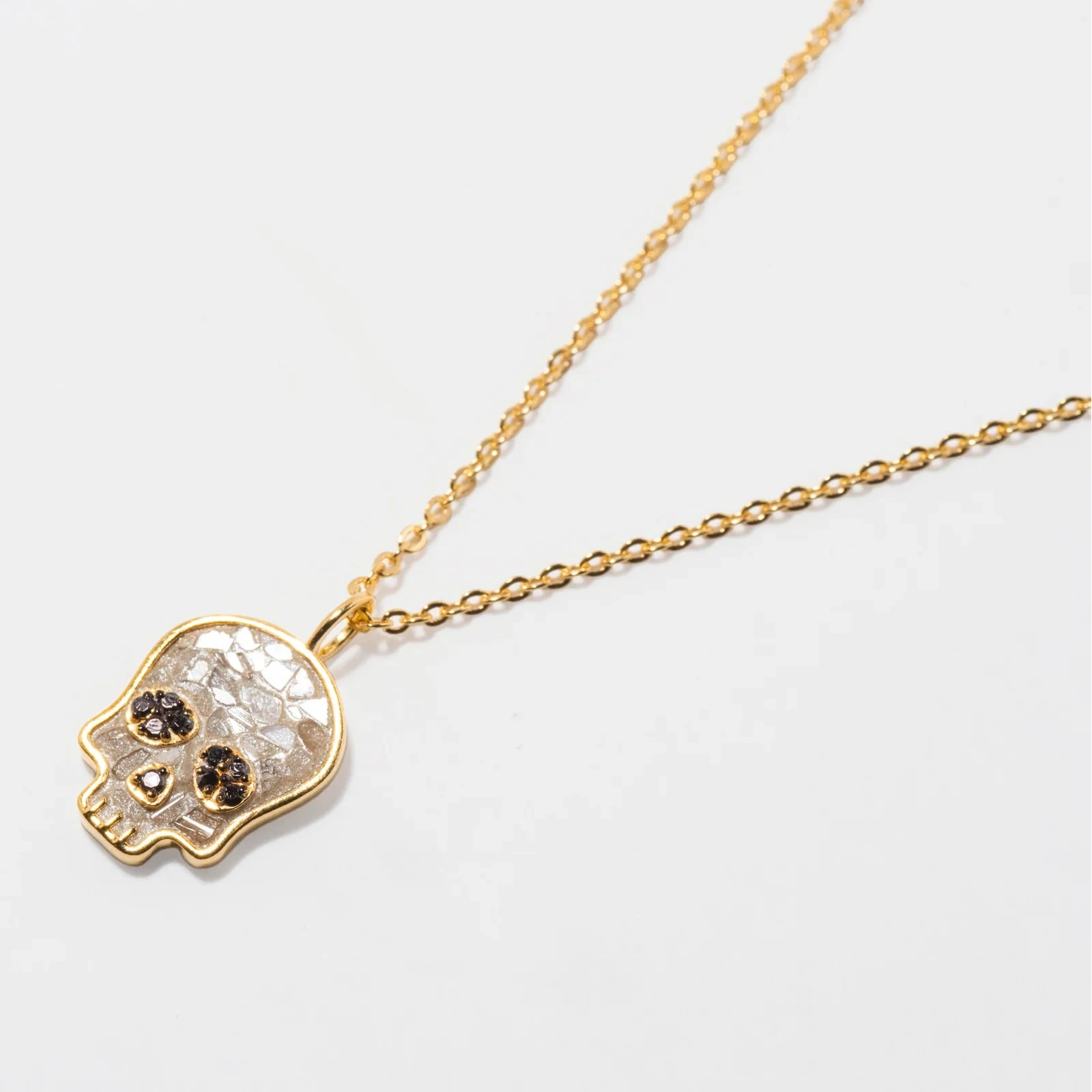 Shana Gulati Skull Pendant Necklace - Big Bag NY