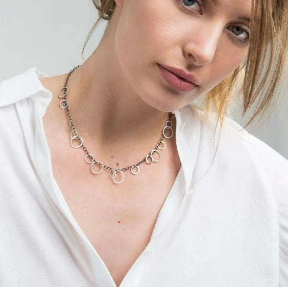 Heather Guidero Circle Bunches Necklace - Big Bag NY