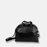 Small Double Zipper Top Handle Satchel Tote Bag - Big Bag NY