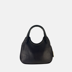 Small LUNA Soft Leather and Suede Flap Hobo Bag - Big Bag NY