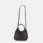 Small LUNA Soft Leather and Suede Flap Hobo Bag - Big Bag NY