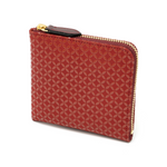Small Wallet and Zip Card Case Seven Treasures Red - Big Bag NY