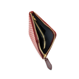 Small Wallet and Zip Card Case Seven Treasures Red - Big Bag NY