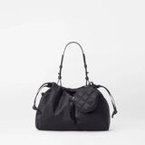 Small Waverly Shoulder in Black - Big Bag NY