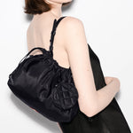 Small Waverly Shoulder in Black - Big Bag NY