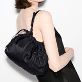 Small Waverly Shoulder in Black - Big Bag NY