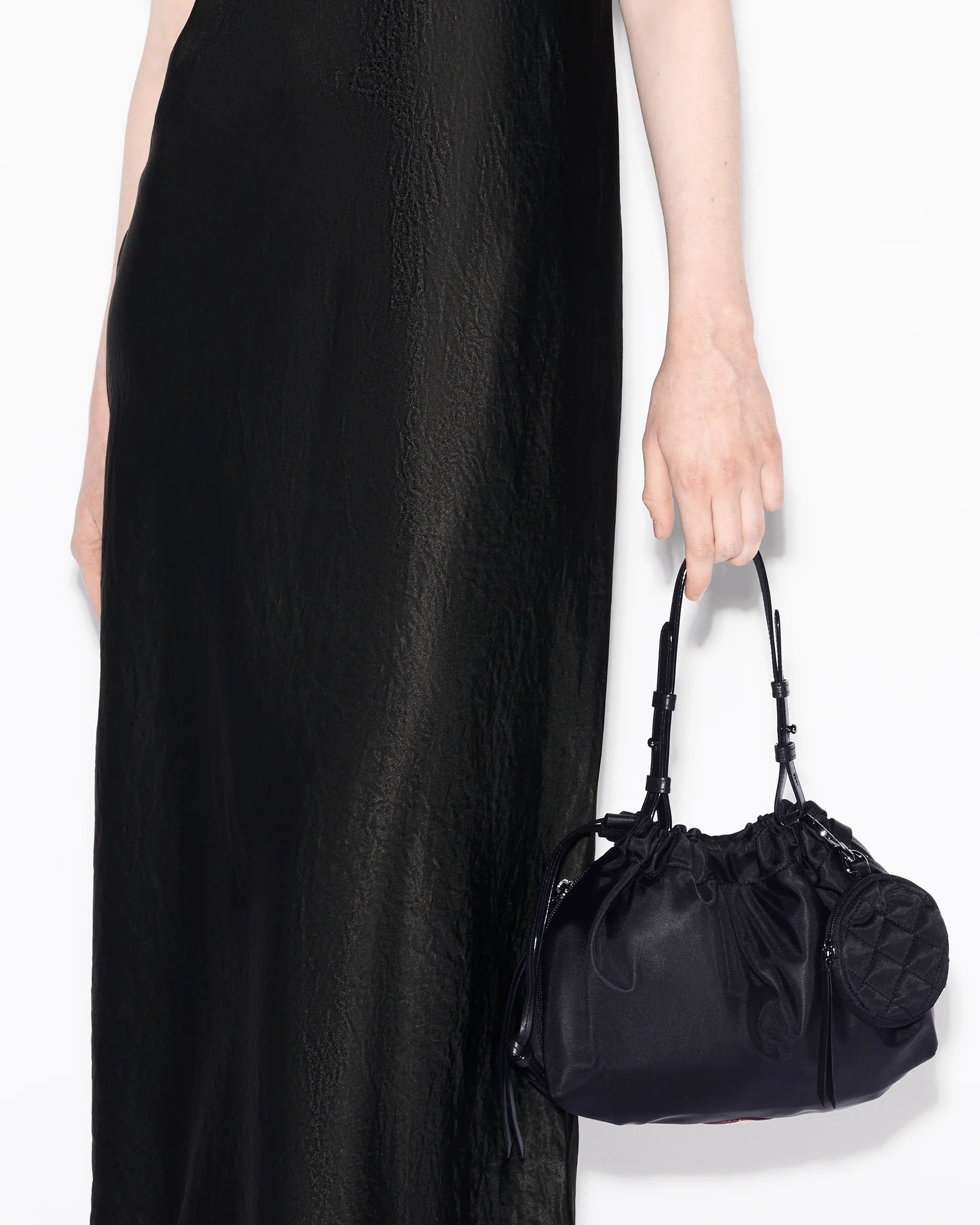 Small Waverly Shoulder in Black - Big Bag NY