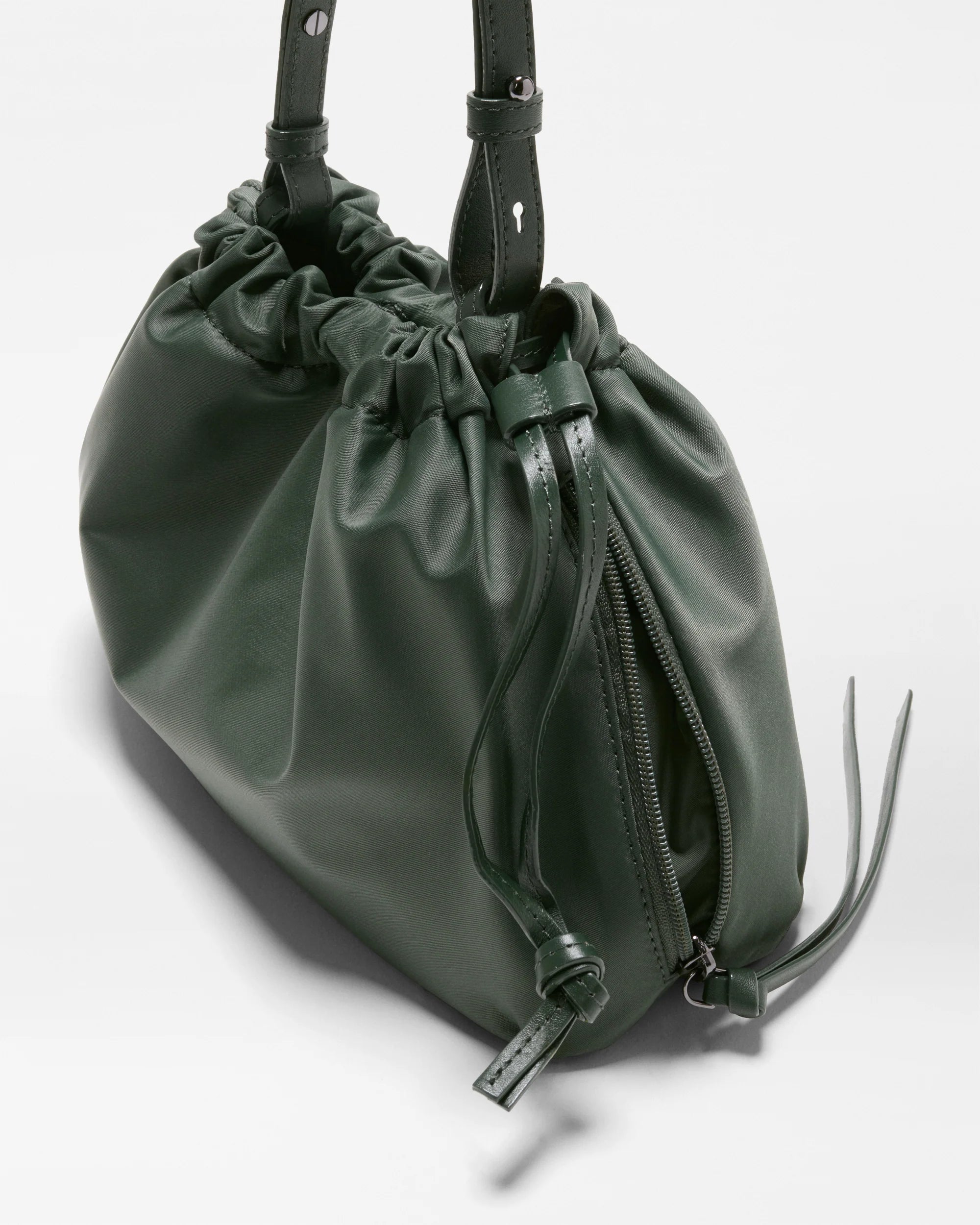 Small Waverly Shoulder in Juniper - Big Bag NY