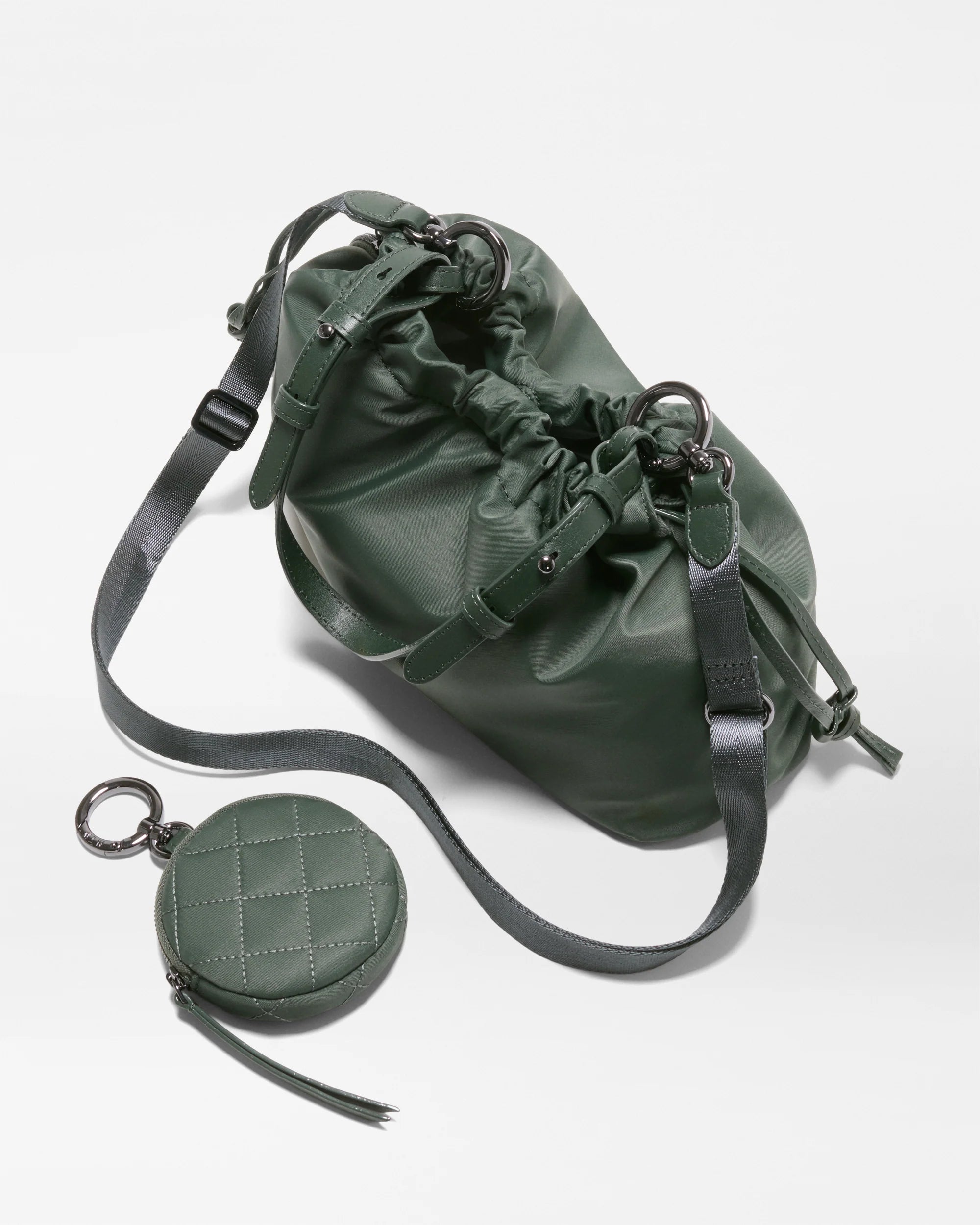 Small Waverly Shoulder in Juniper - Big Bag NY