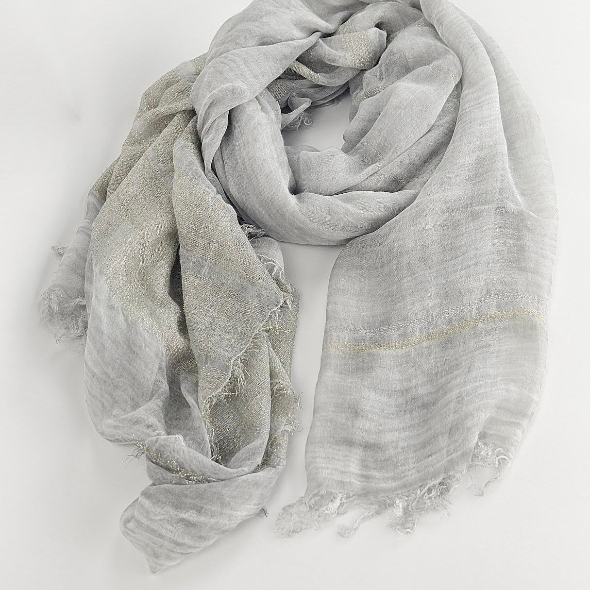 Sparkle Stripe Modal Scarf - Big Bag NY