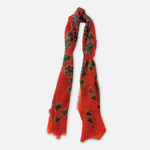 Springs Orange Cashmere Scarf - Big Bag NY