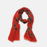 Springs Orange Cashmere Scarf - Big Bag NY
