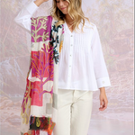 Storiatipic Alize Linen Scarf Violet - Big Bag NY