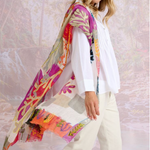 Storiatipic Alize Linen Scarf Violet - Big Bag NY