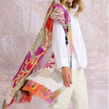 Storiatipic Alize Linen Scarf Violet - Big Bag NY