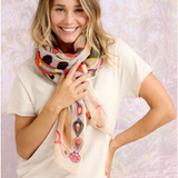 Storiatipic Blanca Linen Scarf Corail - Big Bag NY