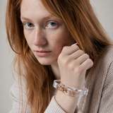 Tanis Bracelet Clear Golden Shadow - Big Bag NY