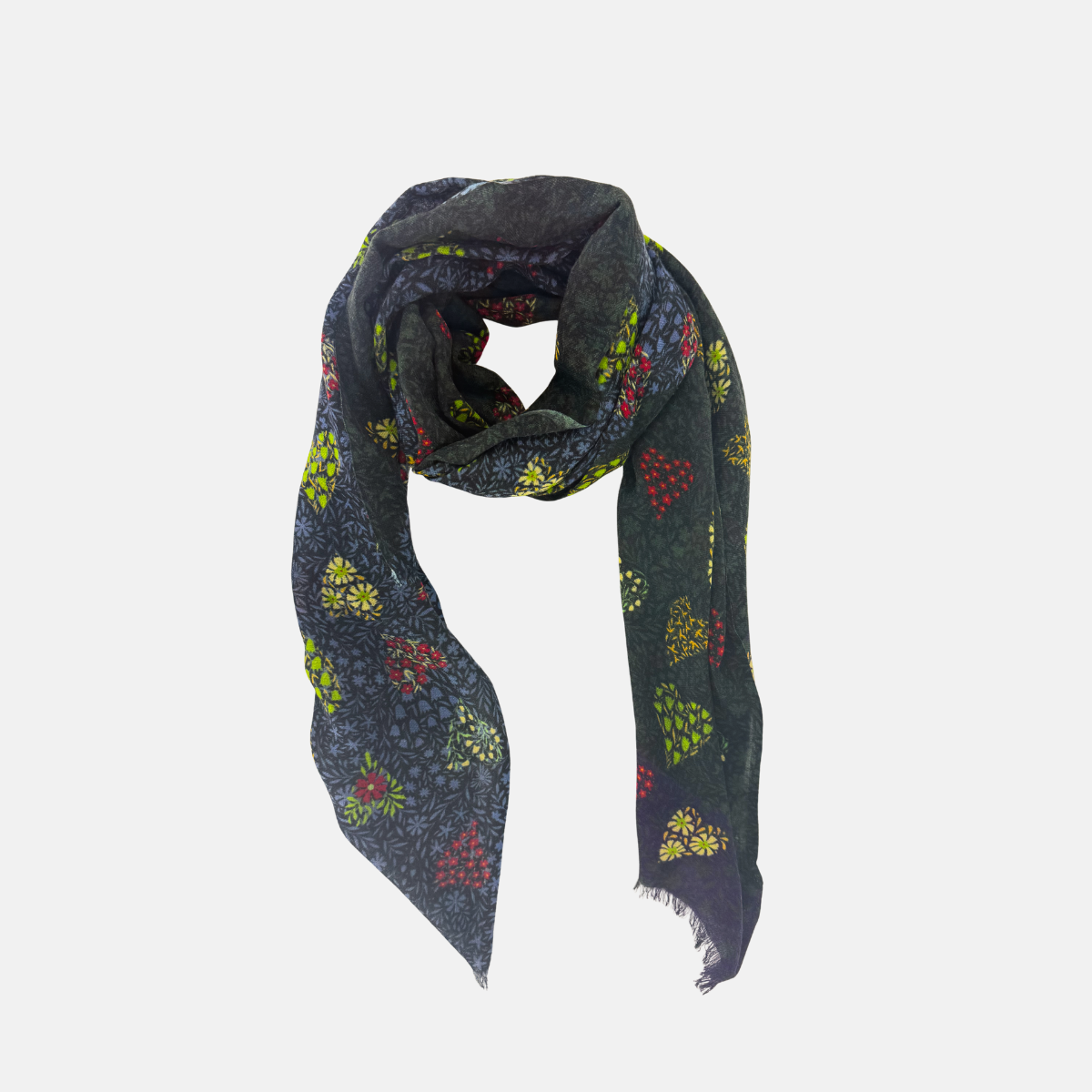 Tara Blanca Floral Heart Scarf - Big Bag NY