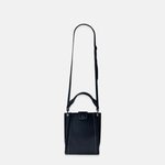 Top Handle Tote Mini Leather Phone Bag Black - Big Bag NY
