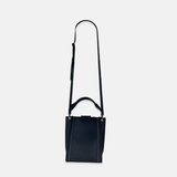 Top Handle Tote Mini Leather Phone Bag Black - Big Bag NY