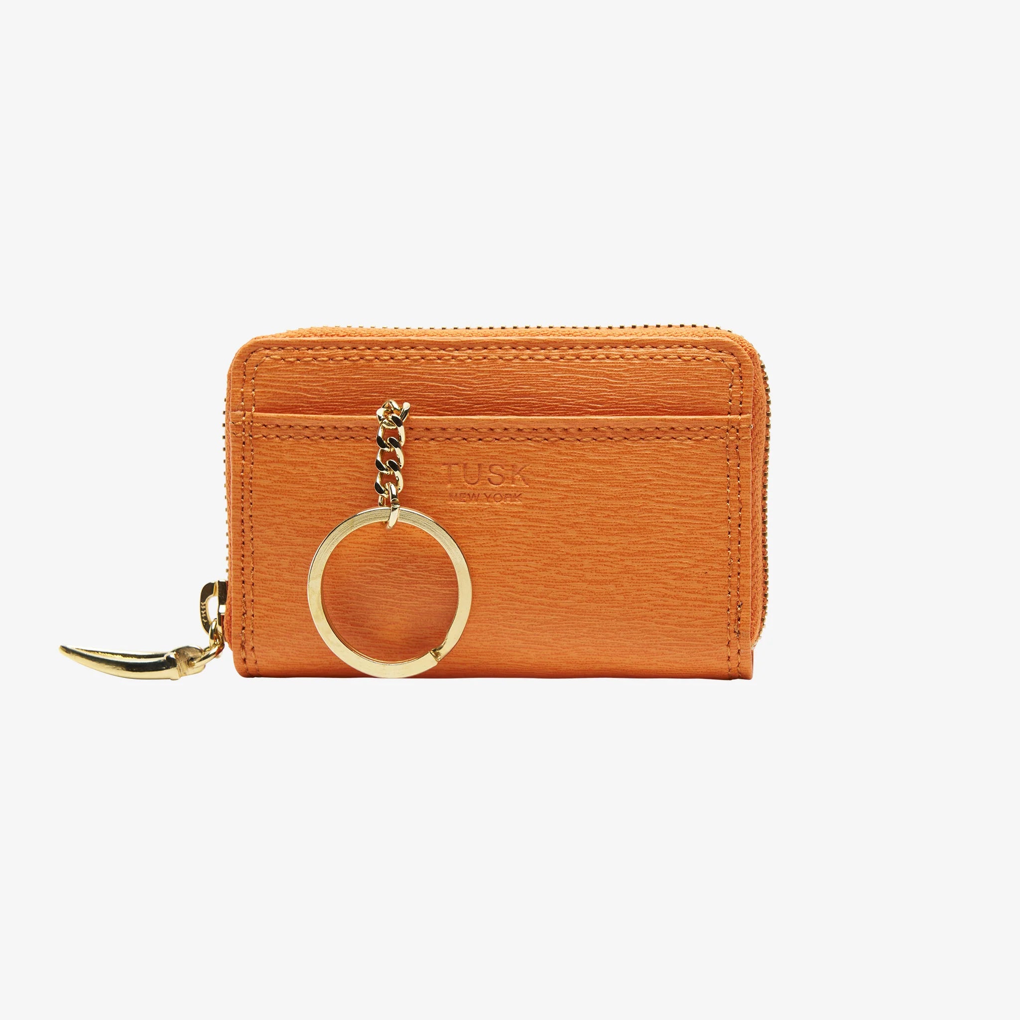 Tusk Madison Coin and Card Case Orange - Big Bag NY