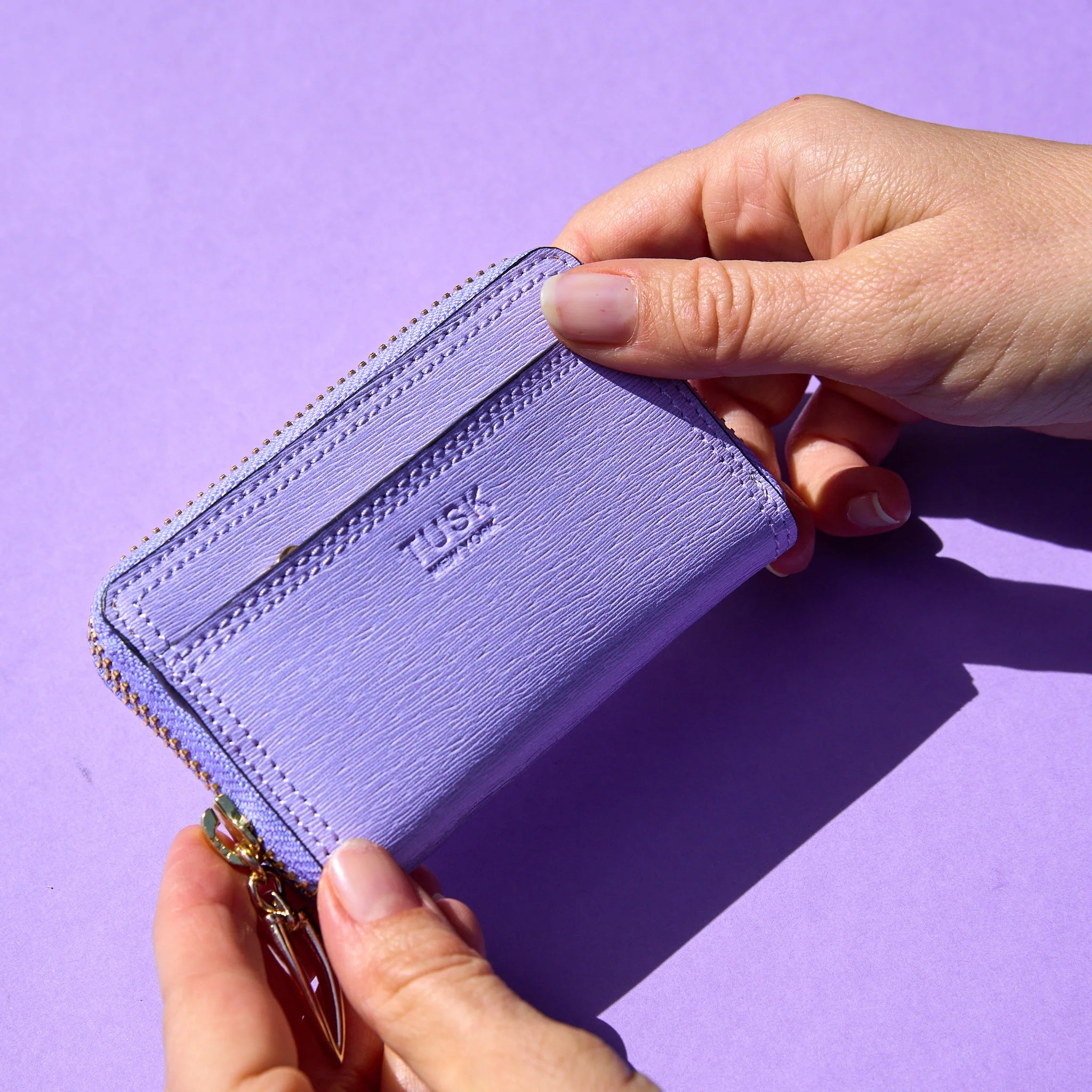 Tusk Madison Coin and Card Case Water Blue - Big Bag NY