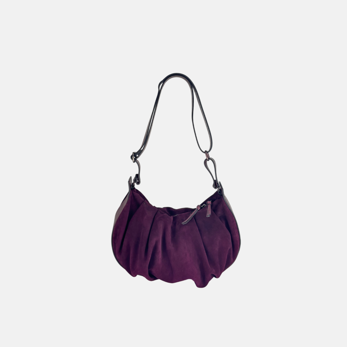 Reptile's House Nika Lambskin Moon Crossbody Bag - Big Bag NY