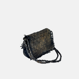 Trixie Woven Leather Crossbody - Big Bag NY