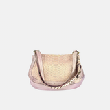 Reptile's House Pink Snakeskin Shoulder Bag - Big Bag NY