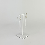Heather Guidero Long Bridle Drop Earrings in Clear Quartz - Big Bag NY