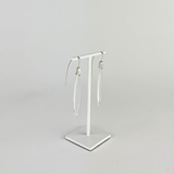 Heather Guidero Long Bridle Drop Earrings in Clear Quartz - Big Bag NY